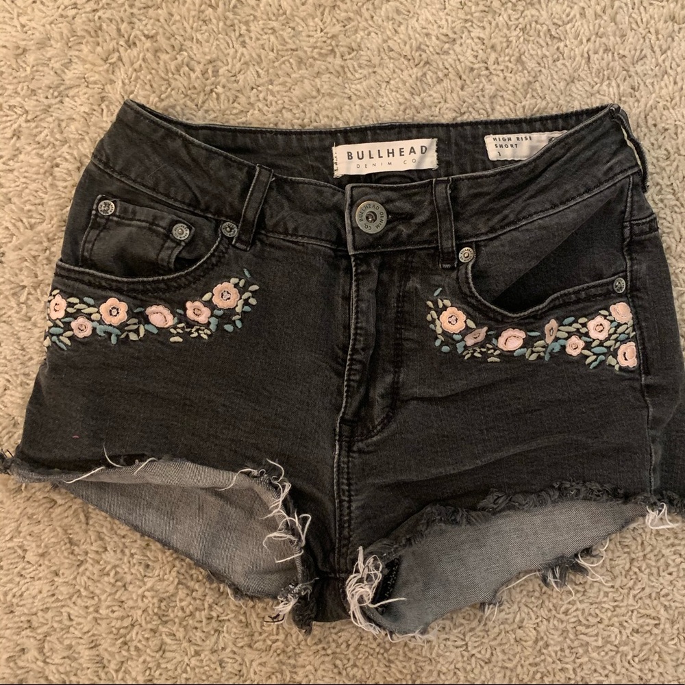 Pacsun Dainty Flower High Rise Shorts